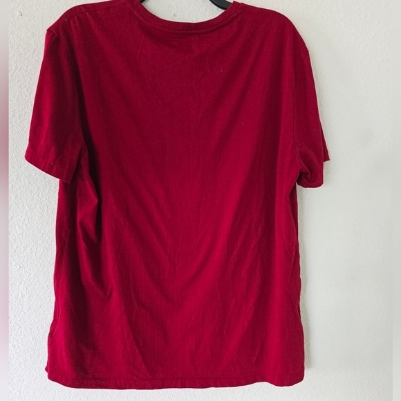 Ralph Lauren T Shirt Men’s Sz L  Red Slim Fit Logo Crew Neck Normcore Casual - Picture 9 of 9